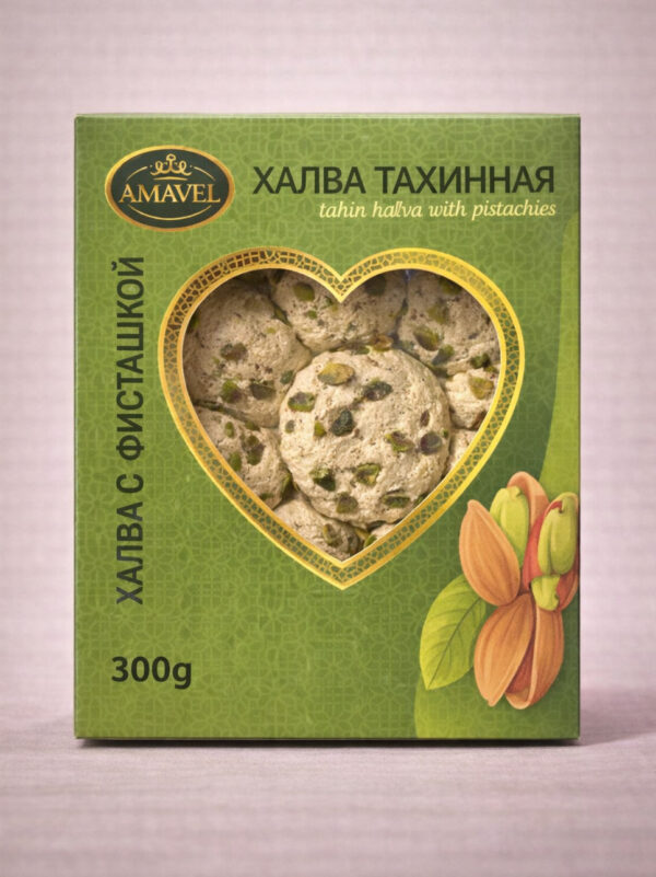 Халва с фисташкой 300г